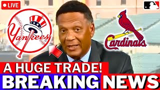 YANKEES MAKING A SUCCESSFUL TRADE WITH THE CARDINALS NEW STAR JOINING THE ROSTER YANKEES NEWS [upl. by Aneekahs]