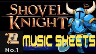 Shovel Knight Music Sheet Locations [upl. by Colan]