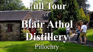 Full Whisky Distillery Tour  Blair Athol Distillery in Pitlochry Scotland [upl. by Anehsuc]