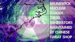 Hurricane Florence Floods Brunswick Nuclear Plant Under Water Spouts Detected [upl. by Akinirt]