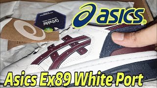 Review Asics Ex 89 White Port Limited [upl. by Clemen]