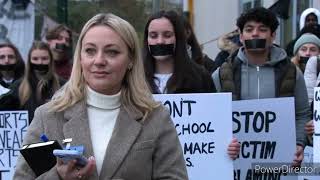 Corrie  Amy Leads The Protest At School With Summer Asha Aadi amp Other Students Joins In 17122 [upl. by Sirob736]