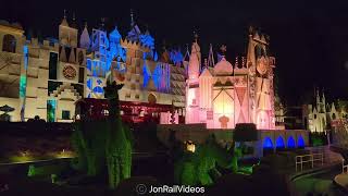 8424 Pre The Disneyland Railroad DRR 4 amp Holiday 5 depart Toontownpassing Its A Small World [upl. by Irehc]