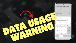 How to Change The Data Usage Warning on Galaxy S24 [upl. by Agnew]