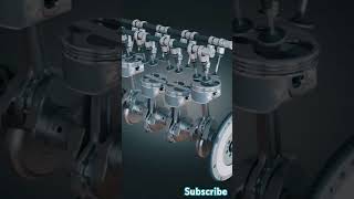 Inline 4 Cylinder Piston Engine😱😱😱trendingviralshortsautomobileengine [upl. by Darcee]