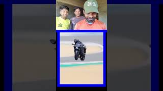 Kawasaki Ninja h2r vs zx10r stunt bike automobile superbike duet superbikereaction sportsbike [upl. by Anallise]