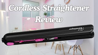 Cordless Hair Straightener amp Curler Combo Review – Is This Your Next Travel Essential [upl. by Alliuqa739]