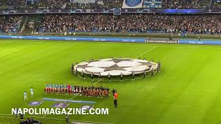 VIDEO NM  NapoliAjax urlo Champions da brividi al Maradona [upl. by Aicirpac]