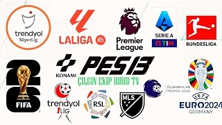 PES 2013 NASIL İNDİRİLİR KURULUR YENİ SEZON TRANSFER YAMASI 2425 SÜPER LİG TFF 1 LİG TFF 2 LİG [upl. by Pollerd]