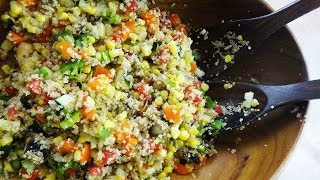 Ensalada de QUINOA con aderezo cítrico [upl. by Renfred]