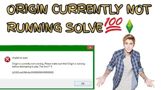 How to fix TheSims4 origin client currently not running [upl. by Piers]