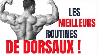 Les Meilleurs Routines de Dorsaux   Je partage tout [upl. by Anaihk]