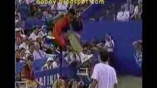 Pete Sampras goes nuts against the chair umpire [upl. by Ainaled]