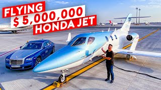 Flying the 5 Million Honda Jet  The Cheapest Private Jet [upl. by Cointon2]