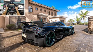 Pagani Huayra BC  Forza Horizon 5  Logitech G29 Gameplay [upl. by Calvo102]