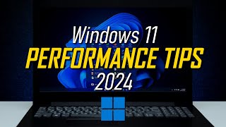 How to SPEED UP Windows 11 to IMPROVE PERFORMANCE 2024 [upl. by Heda]