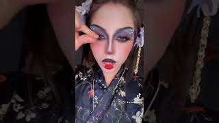 Geisha 🧧🥢♥️ yerimua geisha makeup makeupartist sigueme parati fypシ゚viral [upl. by Moss]