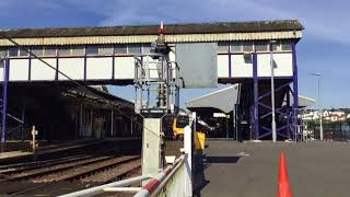 Truro Station Level Crossing Cornwall Monday 25062018 [upl. by Zipah975]