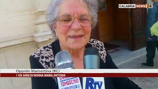 I 105 ANNI DI NONNA MARIA ANTONIA DI OPPIDO MAMERTINA [upl. by Alleacim]