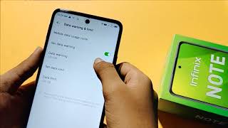 infinix note 10 data warning full setting  how to on data warning data warning off kaise kare [upl. by Alakam]