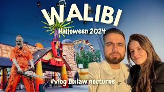 On teste LES ATTRACTIONS de WALIBI 🇧🇪 pendant la soirée nocturne Halloween 🎃 Vlog Ibilaw 2024 [upl. by Ahsial989]