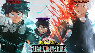 ¡RISAS Y CAOS ¿PODREMOS MEJORAR EN LA BATALLA😂🔥❗MY HERO ULTRA RUMBLE ❗ [upl. by Melvena250]