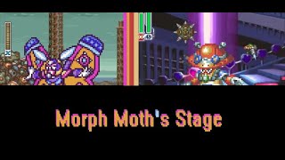 Mega Man X2 Morph Moths Stage MMX4 Style [upl. by Merv]