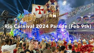 Rio Carnival 2024 Samba School Parade Access Group on Feb 9th [upl. by Nev]