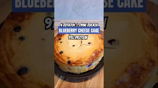 Leckerer Blueberry Cheesecake  HighProtein  ohne Zucker  nur 4 Zutaten [upl. by Oech]