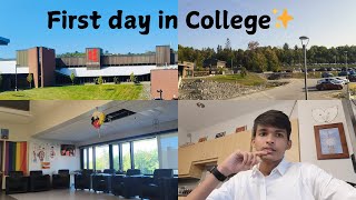 First day in college😀 Canadore college drive campus✌️✨sgvlogsyoutubesgvlogs0999 [upl. by Pattison449]