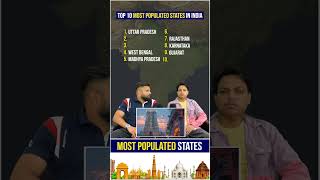 Top 10 Most Populated States in India  Most population in India quizgames quiz challenge [upl. by Christoper196]