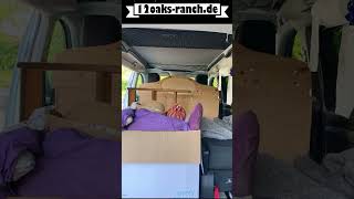 Das Miniwohnmobil taugt auch als Transporter  wir ziehen um vanlife automobile umzug [upl. by Margaretha158]