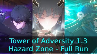 Tower of Adversity 13 Hazard Zone  Full Run 4  Wuthering Waves [upl. by Heiner]