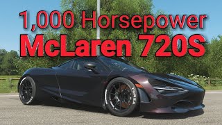 Insane 1000 Horsepower McLaren 720S Forza Horizon 4 Build [upl. by Cobbie425]