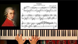 Mozart  Fantasia in D Minor KV 397  Lesson  Tutorial [upl. by Yrogreg]