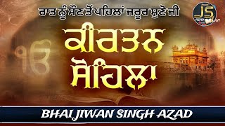 KIRTAN SOHILA GURBANI  BHAI JIWAN SINGH AZAD [upl. by Neelsaj]