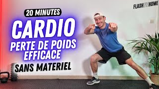 SÉANCE CARDIO À LA MAISON EN 20 MIN 🔥 SANS MATERIEL 🔥 TOUS NIVEAUX [upl. by Avahc569]