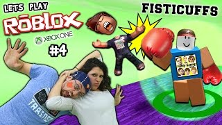 Lets Play ROBLOX 4 FISTICUFFS Momma Will Knock You Out FGTEEV Xbox One Gameplay [upl. by Sregor]