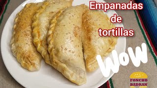 como hacer EMPANADAS usando TORTILLAS DE HARINA EN AIRFRYER [upl. by Ahsinirt678]