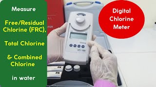 Measurement of Free Residual Total and Combined Chlorine in Water MD 100 Photometer of Lovibond [upl. by Notnyw]