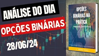 Análise e entrada do dia em Opções Binárias Ep 01 [upl. by Katya781]