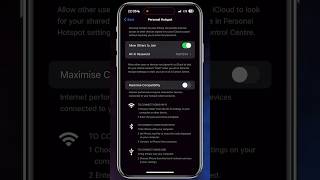 How to Set Up a Personal Hotspot on iPhone [upl. by Aryc523]