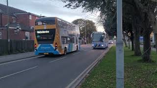 Gee Vee Travel BOVA passing Skegness interchange with a Tone [upl. by Ahsok]