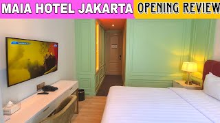 MAIA HOTEL JAKARTA REVIEW • BARU BUKA DEPAN MALL THAMRIN CITY DAN 900 METER KE MALL GRAND INDONESIA [upl. by Kirstyn467]