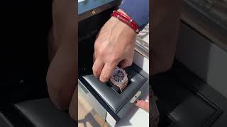 Unboxing Audemars Piguet Royal Oak Chronograph 41mm Rose Gold Blue Dial 26331ba Unboxing AP [upl. by Hunley]