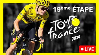 🔵⚪️🔴 TOUR DE FRANCE 2024  19ème ÉTAPE  EMBRUN  ISOLA 2000 145km  🔥LIVETDF [upl. by Sylado21]