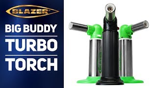 Blazer Products Big Buddy Turbo Torch  Butane Refillable [upl. by Pesek]