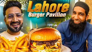 Delicious Burger in Lahore by Mohammad Yousuf Bhai  Burger Pavilion [upl. by Lisab]