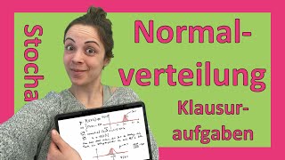 ZUSAMMENFASSUNG Normalverteilung  Typische Klausuraufgaben wie im Abitur Stochastik [upl. by Salim920]