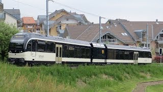 MVR Transports VeveyMontreuxRiviera ABeh 26 7501  7508 Stadler GTW [upl. by Kilam451]